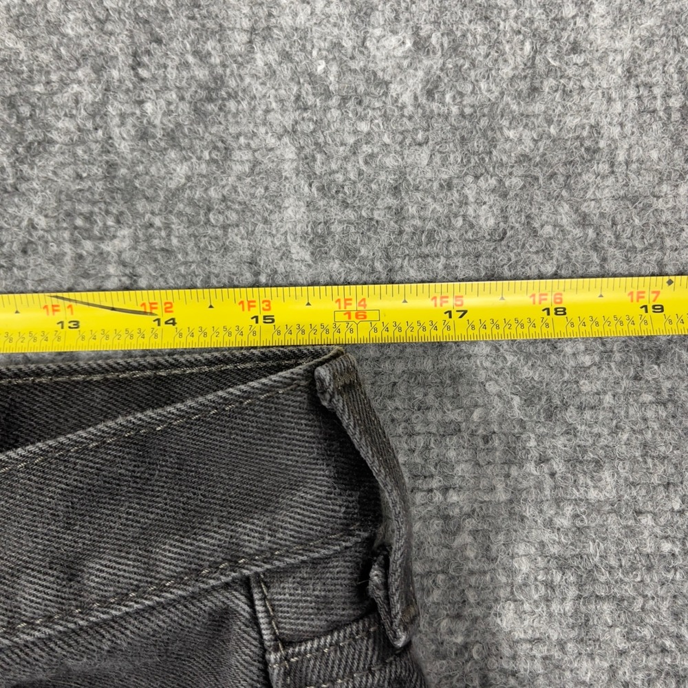 Levi's 550 Relaxed Fit Jeans Mens W32 L29 Black Tapered Leg Denim 00550-0260 - Picture 5 of 7